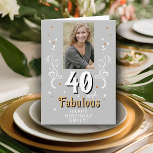 Carte 40 et Fabulous Foliage 40e anniversaire Photo