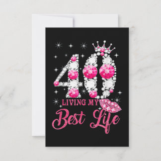 Carte 40 Vivre ma meilleure vie