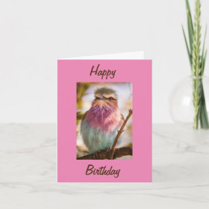 Carte **40e ANNIVERSAIRE** DE LA PART D'UN OISEAU COOL 