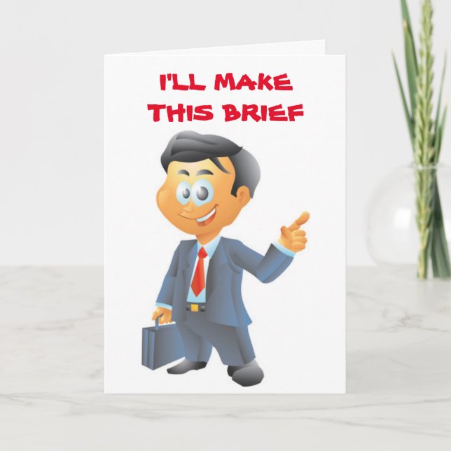Carte **40e HUMOUR D'ANNIVERSAIRE** D'UN AVOCAT GOOFY (Devant)