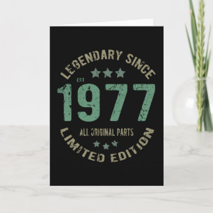 Carte 44 ans Légende Anniversaire 44e anniversaire