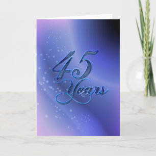 Carte 45 ans (anniversaire)
