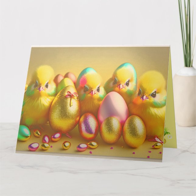 Carte 4 Collection de poulet de Pâques (Devant)