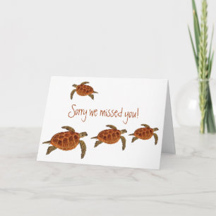 Carte 4 Hawksbill Turtles