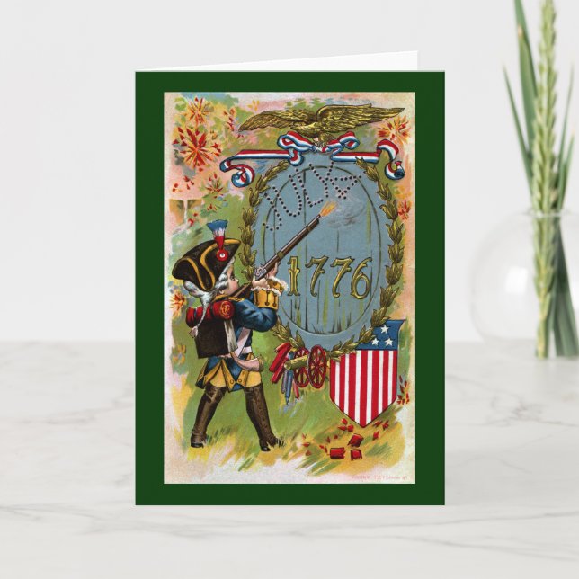 Carte 4 juillet 1776 Minuteman (Devant)