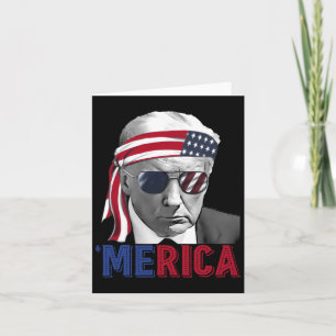 Carte 4 juillet Amérique Trump Amérique Drapeau américai