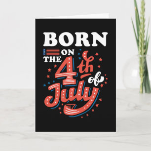 Carte 4 juillet Anniversaire