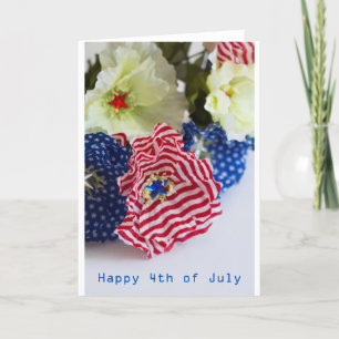 Carte 4 juillet célébration heureuse