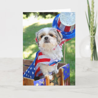 Carte 4 juillet chien