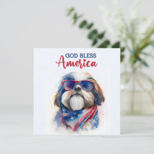Carte 4 juillet Chien Chiite Patriotique