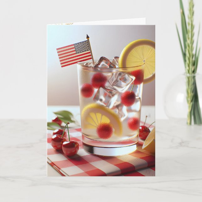 Carte 4 juillet Cocktail (Devant)