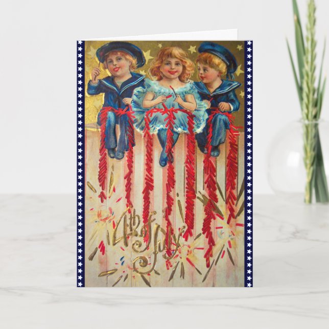 Carte 4 juillet enfants (Devant)