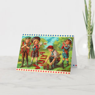 Carte 4 juillet enfants