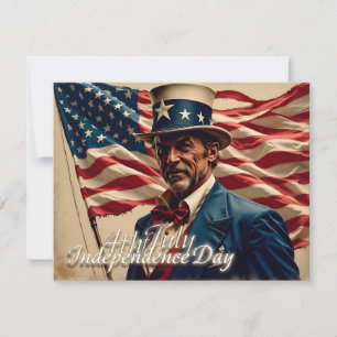 Carte 4 juillet - Esprit d'indépendance