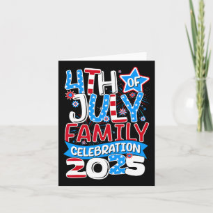 Carte 4 juillet Fête familiale 2025 Famille Matchin