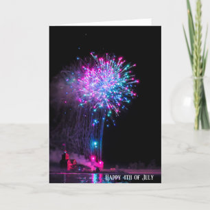 Carte 4 juillet feux d'artifice et phare