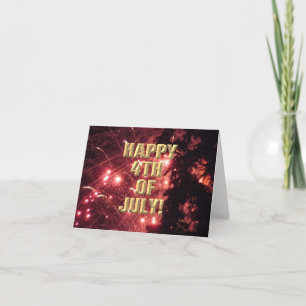Carte 4 juillet Fireworks 3