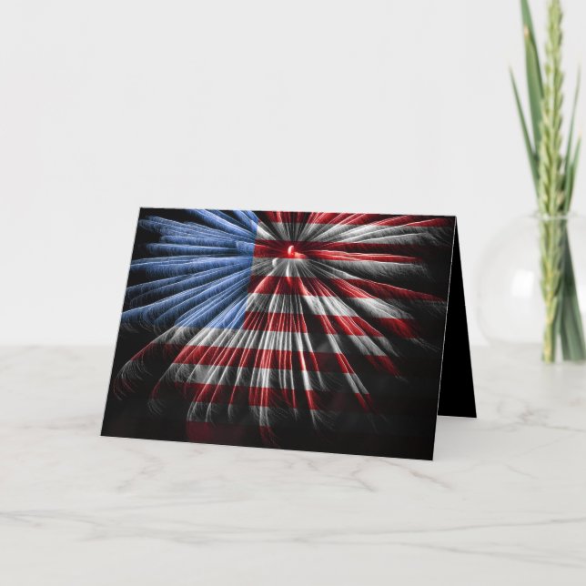 Carte 4 juillet heureux (Devant)