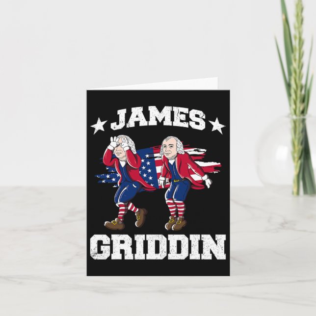 Carte 4 juillet James Madison Griddy James Griddin 1 (Devant)