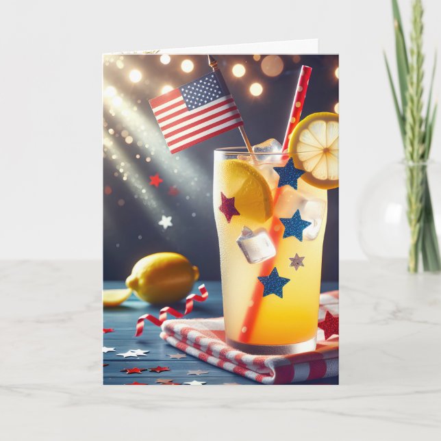 Carte 4 juillet Lemonade (Devant)