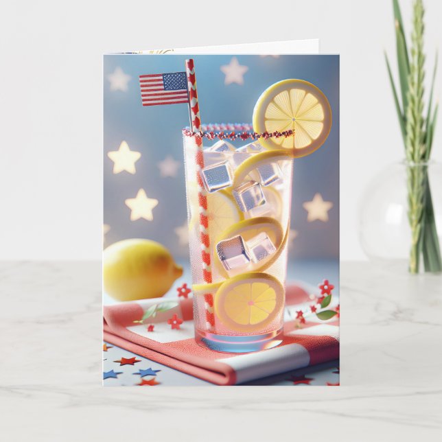Carte 4 juillet Lemonade (Devant)