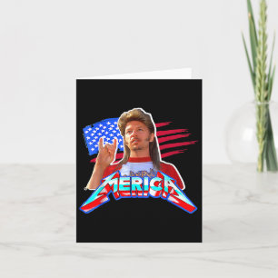 Carte 4 juillet Merica drôle avec nom vintage Joe Lov