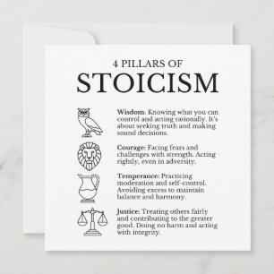 Carte 4 Piliers De Stoicisme