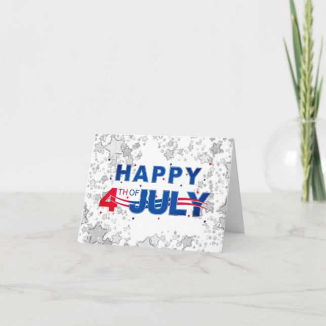 Carte 4e jour heureux de juillet (Devant)
