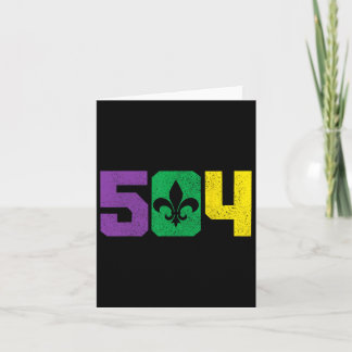 Carte 504 Indicatif régional Pride Nola Nouvelle-Orléans