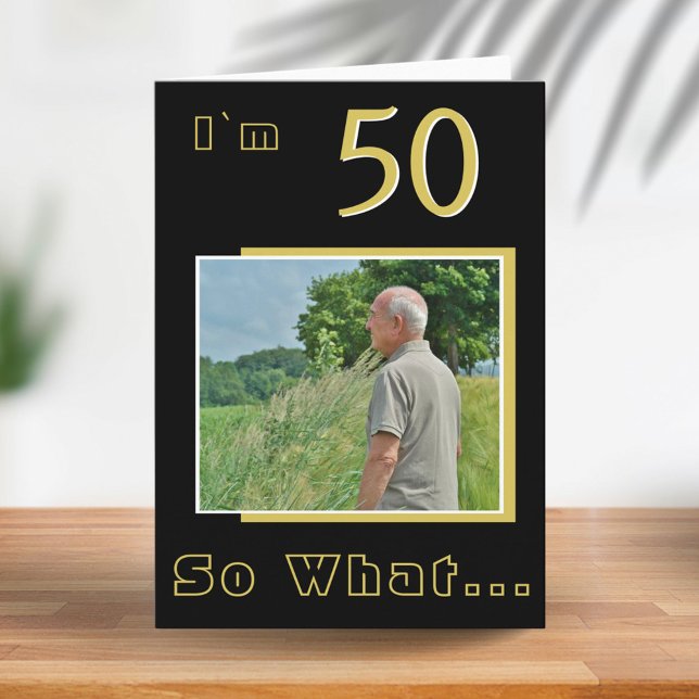 Carte 50 Alors ce drôle Inspirationnel 50e anniversaire  (Créateur téléchargé)