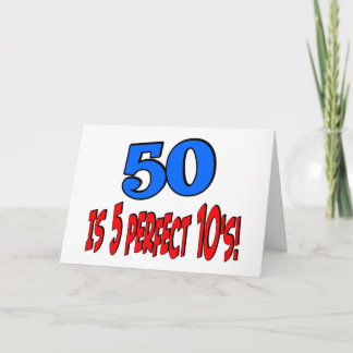 Carte 50 est 5 10s parfaits (BLEUS)