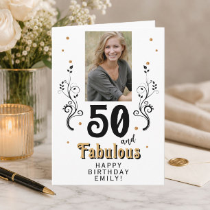 Carte 50 et Fabulous Foliage 50e Anniversaire Photo