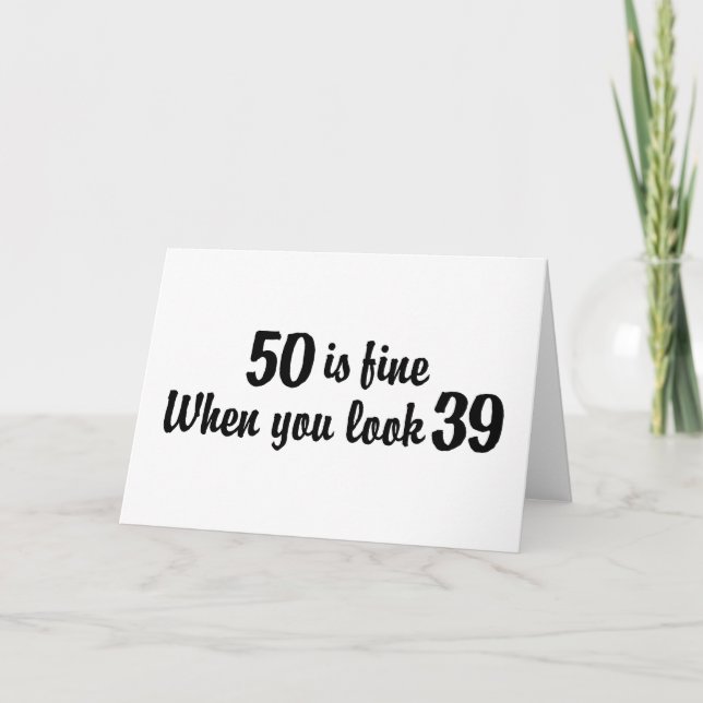 Carte 50e anniversaire (Devant)