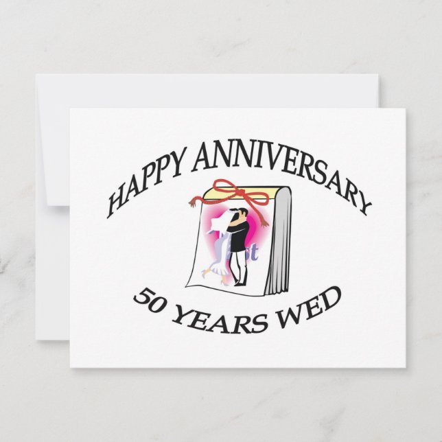 Carte 50e ANNIVERSAIRE (Devant)