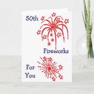 Carte "50e ANNIVERSAIRE"