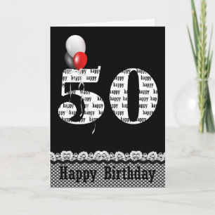Carte 50e anniversaire avec En vichy frontière