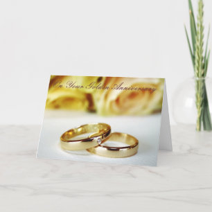 Carte 50E Anniversaire De Mariage D'Or