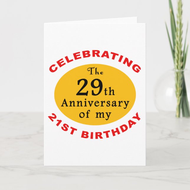 Carte 50e anniversaire Gag Cadeaux (Devant)