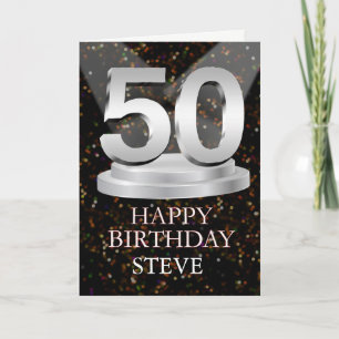 Carte 50e anniversaire Points saillants Ajouter une cart