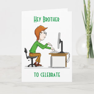 Carte "50e ANNIVERSAIRE POUR MON FRÈRE"
