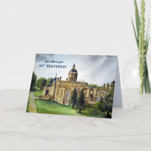 Carte 50e Anniversaire Wives Château Howard York Peintur
