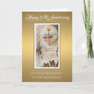 Carte 50e Anniversary Coordination Chalice Host Autel