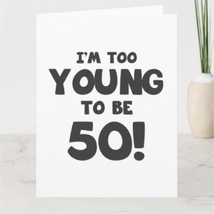 Carte 50e Humour d'anniversaire
