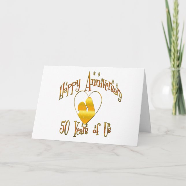 Carte 50ème. Anniversaire (Devant)