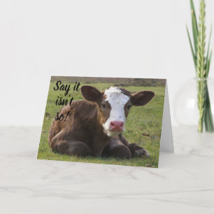 Carte ***50ème** ANNIVERSAIRE EST QUELQUE CHOSE À MOO