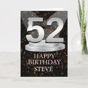 Carte 52e anniversaire Points saillants Ajouter une cart