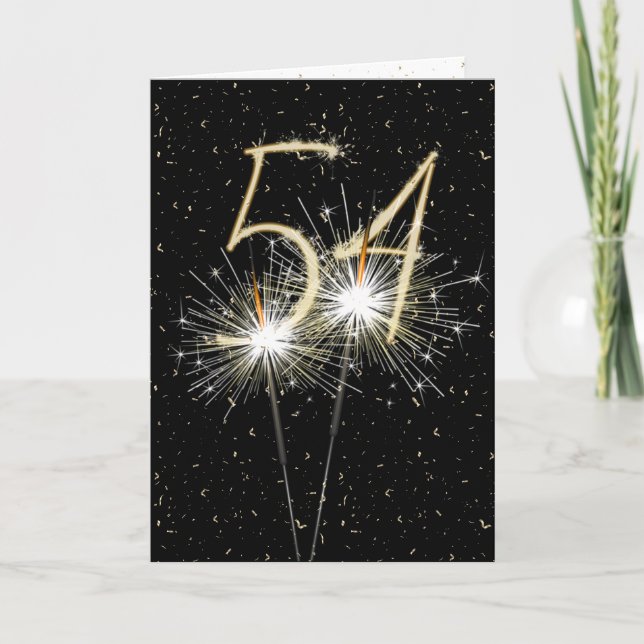 Carte 54e anniversaire du mariage (Devant)