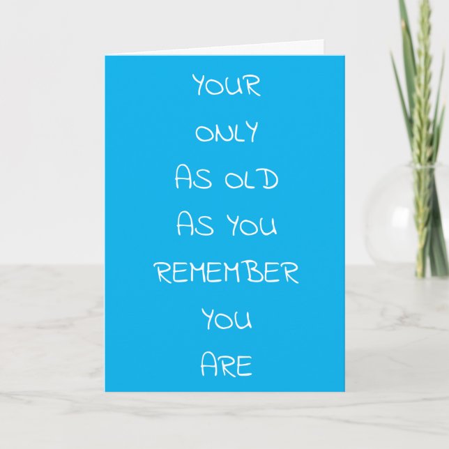 Carte **55e anniversaire** HUMOUR pour les amis et la fa (Devant)