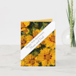 Carte 56e anniversaire du Mariage Marigold