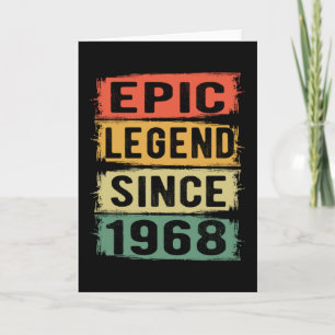 Carte 57 ans Anniversaire 1968 Epic Légende 57e annivers